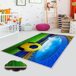 Conceptum Alfombra de Pasillo Eexfab854 Multicolor 100 x 150 cm